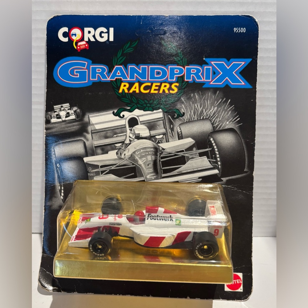 Mattel Corgi Grand Prix Racers Footwork #9 Mugen Honda FA13 95500 Unpunched Card